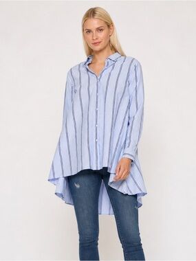 Walter baker Myron stripe Hilo blouse